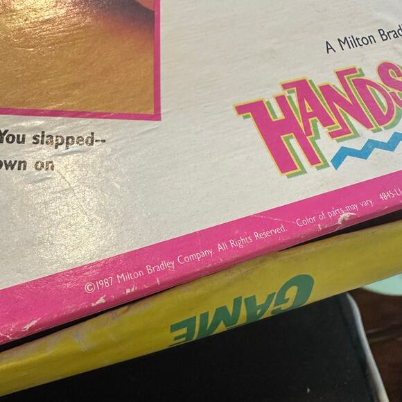 Vintage Hands Down Game Milton Bradley 1987 Slap Happy Fun COMPLETE - Picture 9 of 11